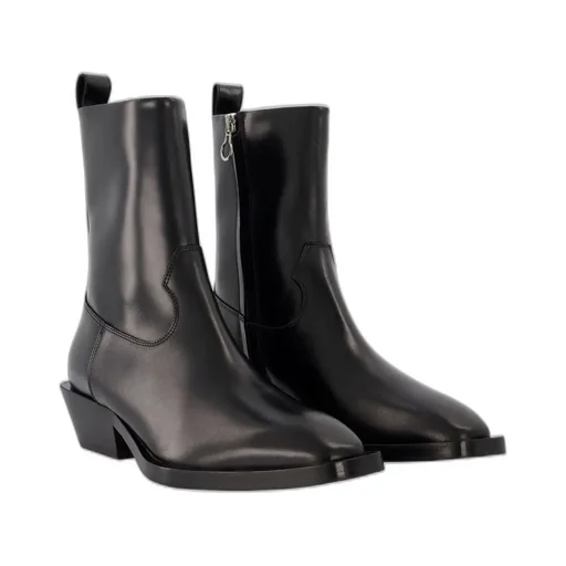 Pointed Toe Slip-On Boots
