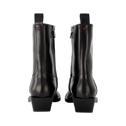 Pointed Toe Slip-On Boots