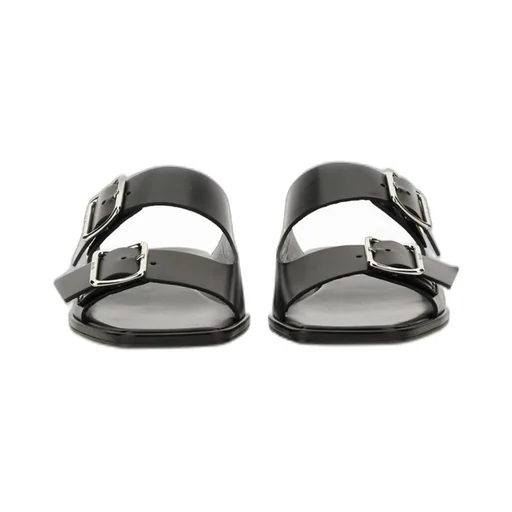 Double Buckled Open Toe Sandals