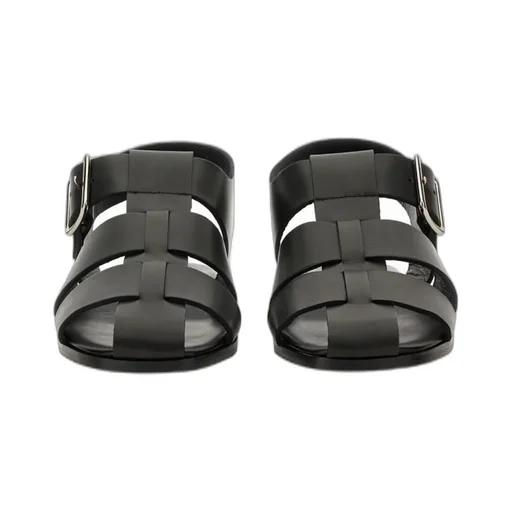 Buckle Fastened Cut Out Sandals