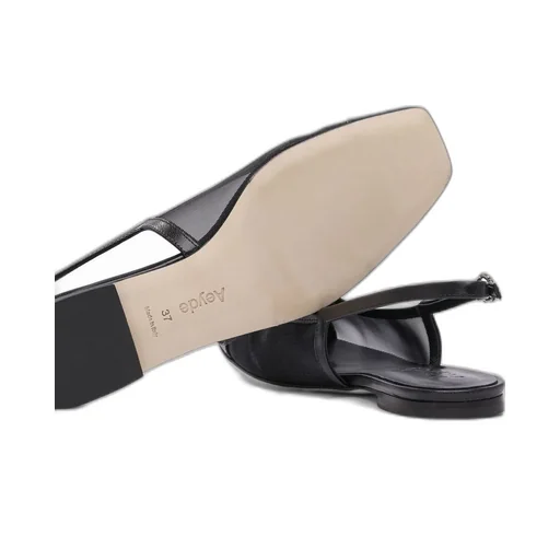 Geraldine Square Toe Slingback Flats