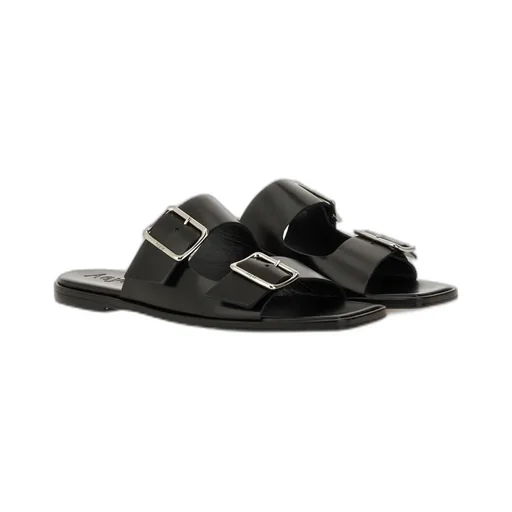 Double Buckled Open Toe Sandals