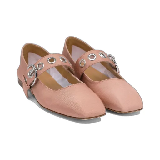 Uma Square Toe Mary Jane Flats