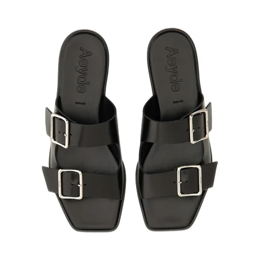 Double Buckled Open Toe Sandals