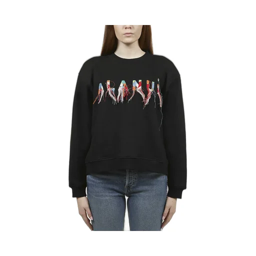 Logo Embroidered Crewneck Sweatshirt