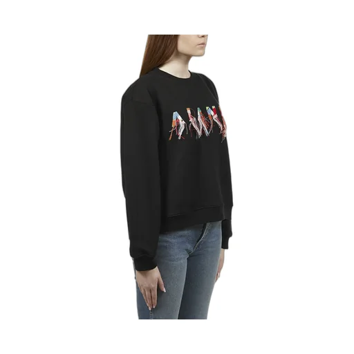 Logo Embroidered Crewneck Sweatshirt