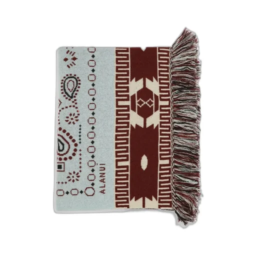 Frayed Edge Bandana Jacquard Blanket