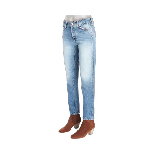 Embroidered Straight-Leg Jeans