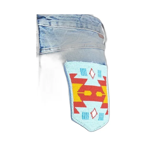 Embroidered Straight-Leg Jeans