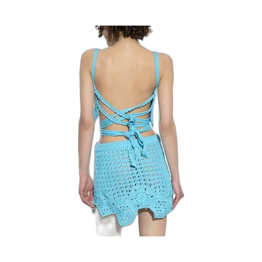 Blooming Flowers Crocheted Bra