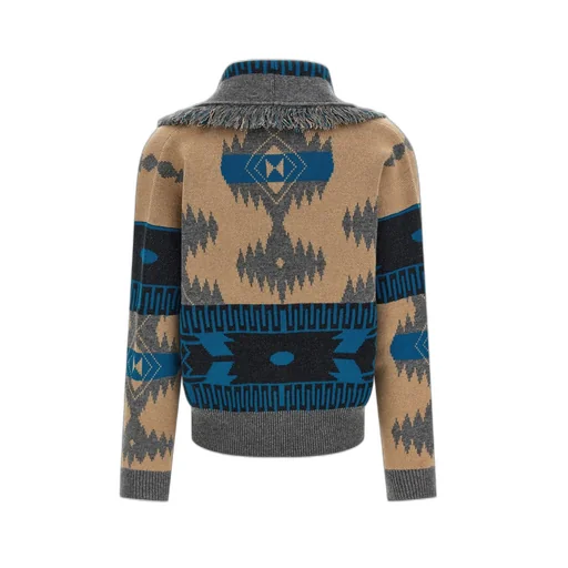 Icon Jacquard Bomber Cardigan