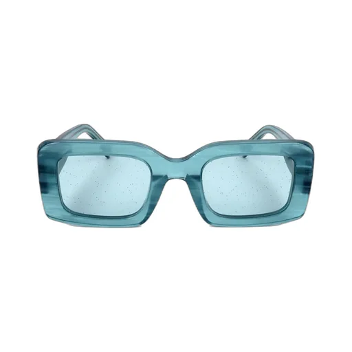 Rectangular Frame Full Rim Sunglasses