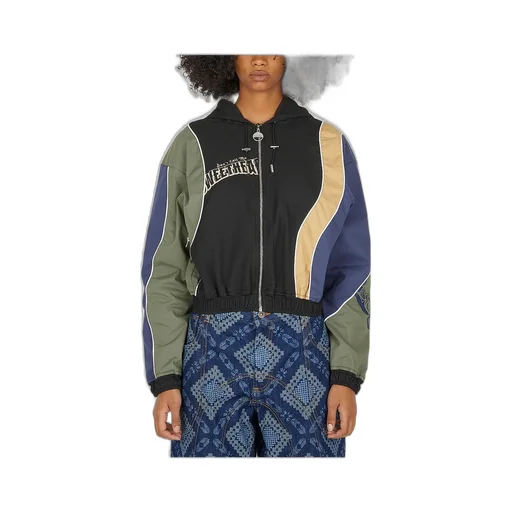 Nina Hooded Panelled Track Jacket