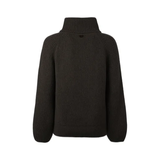 Wool High-Neck Sweater