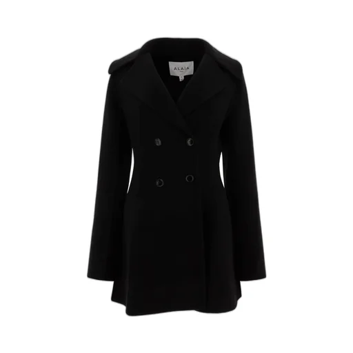Double Breasted Long Sleeved Coat