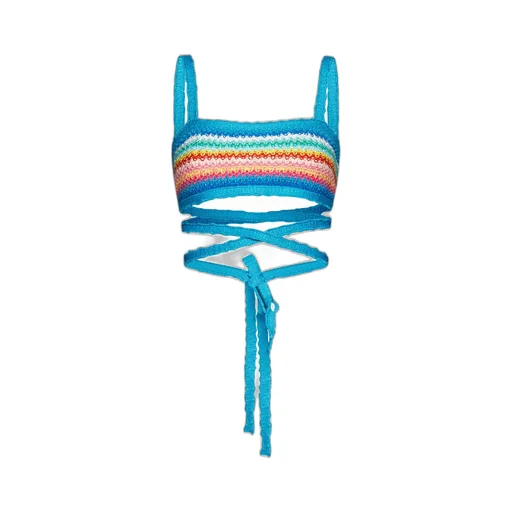 Over The Rainbow Sleeveless Knitted Top