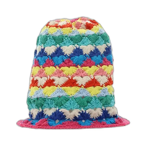 Over The Rainbow Crochet Knitted Hat
