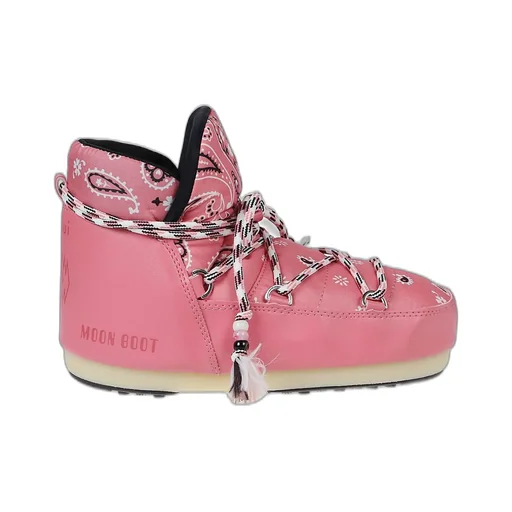 X Moonboot Bandana-Printed Round-Toe Boots