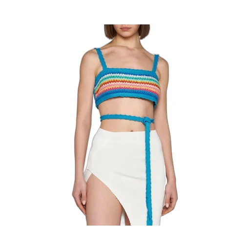 Over The Rainbow Sleeveless Knitted Top