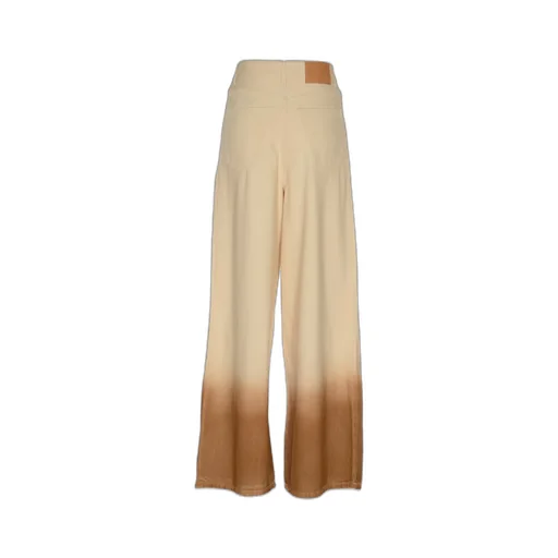 Gradient Effect Wide-Leg Jeans
