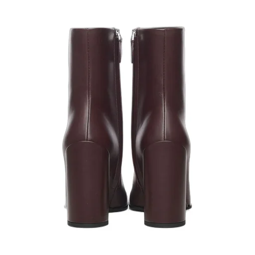 Block Heel Square-Toe Boots