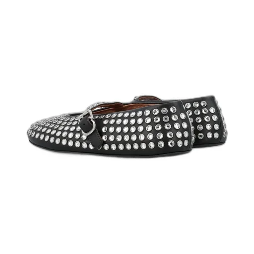 Embellished Ballet Flat Shoes