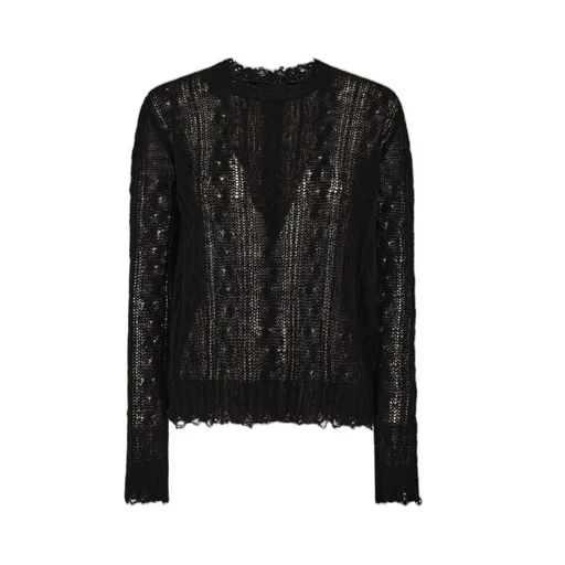 Distressed Knitted Jumper