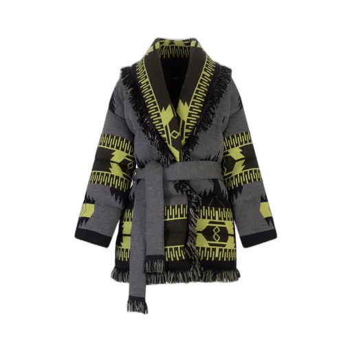 Icon Jacquard Belted Cardigan