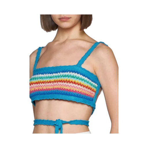 Over The Rainbow Sleeveless Knitted Top