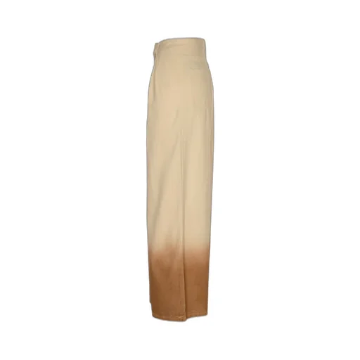 Gradient Effect Wide-Leg Jeans