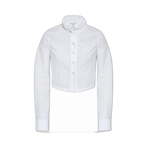 Poplin Cropped Blouse