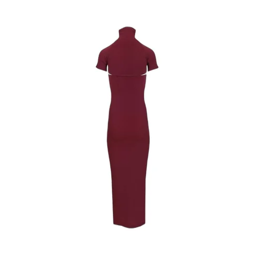 Second-Skin Knit Cut-Out Dress
