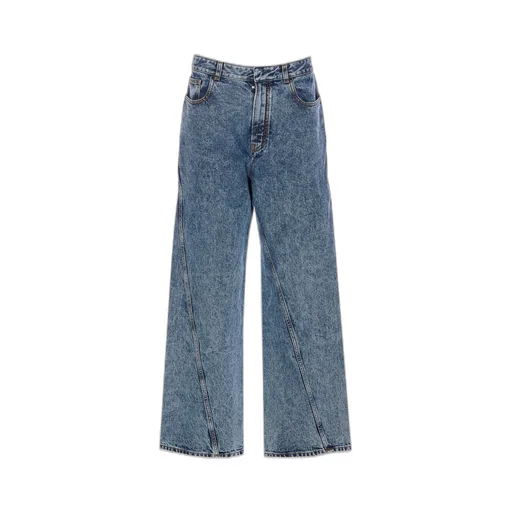Twisted Straight Cut Jeans
