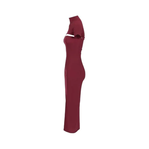 Second-Skin Knit Cut-Out Dress