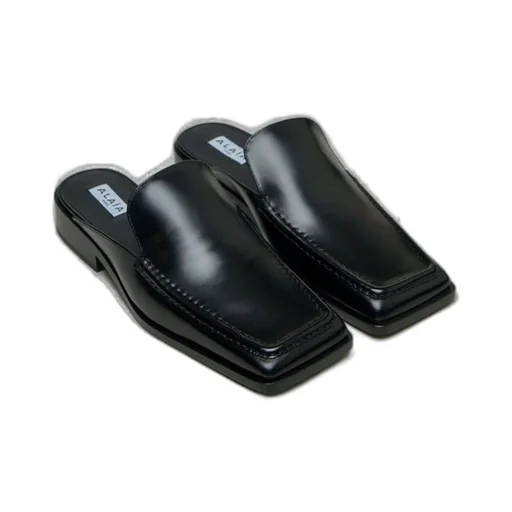 Square-Toe Mules