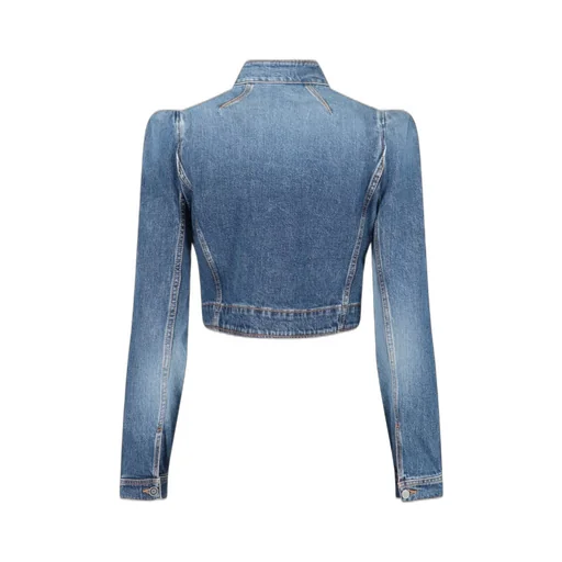Denim High Neck Jacket