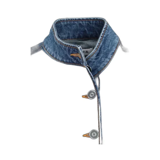 Denim High Neck Jacket