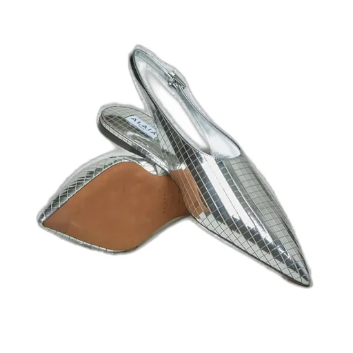 Pointed-Toe Slingback Flats