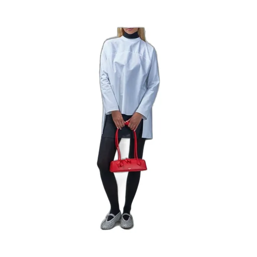 Long-Sleeved Poplin Shirt
