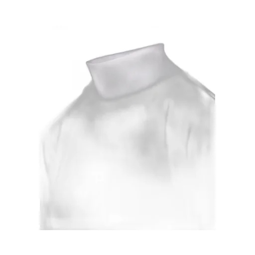 Ribbed High Neck T-Shirt