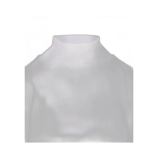 Ribbed High Neck T-Shirt