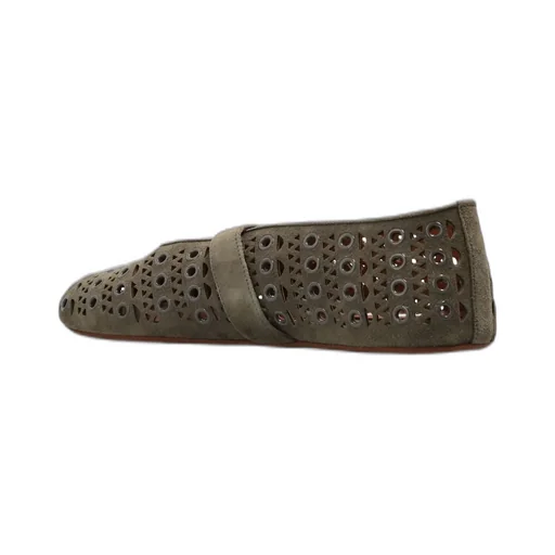 Eyelet Ballet Flats