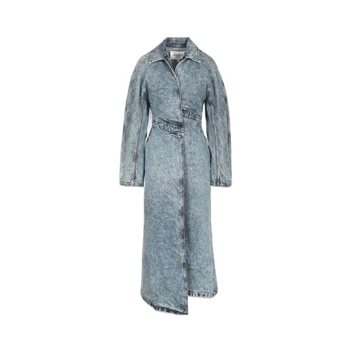Spiral Denim Trench Coat