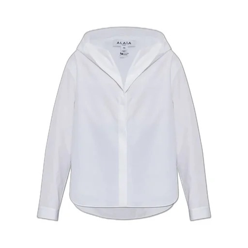 Straight Cut Hooded Shirt