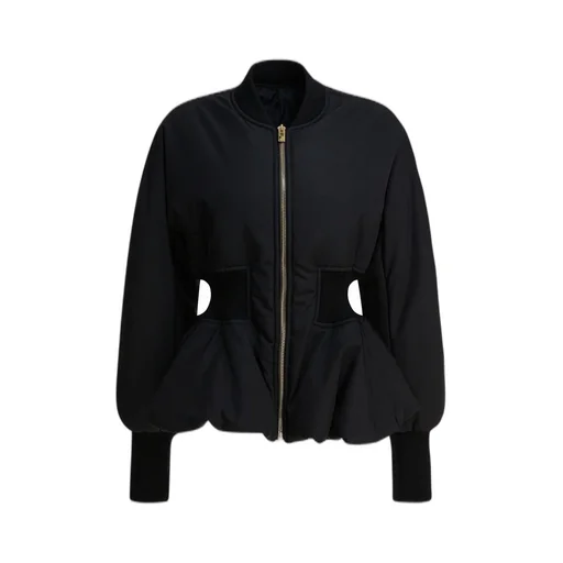 Zipped Bomber Jacket