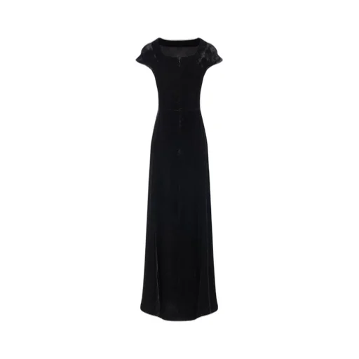 Short Sleeve Long Dress