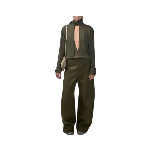 High-Waist Twisted Pants