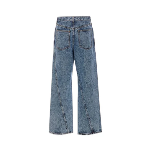 Twisted Straight Cut Jeans