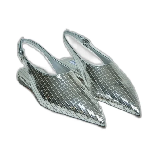 Pointed-Toe Slingback Flats