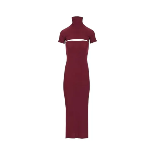 Second-Skin Knit Cut-Out Dress